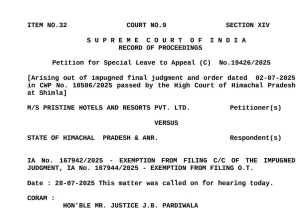Himachal Pradesh may “vanish from the map of the country” if ecological damage continues, warns Supreme Court