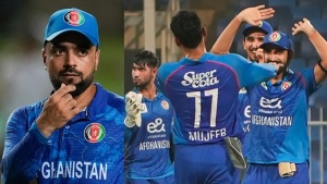 Rashid Khan scripts history as Afghanistan hammer UAE for first win in tri-series