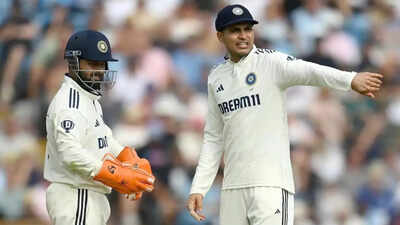 Gill and Pant leading the Indian Test team