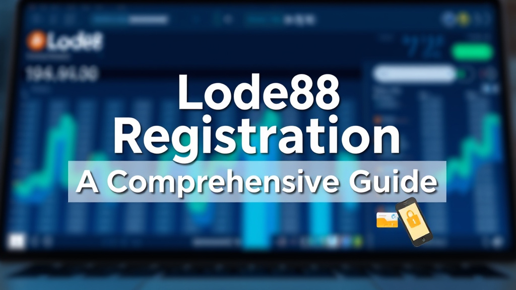 Join the Excitement - Your Complete Guide to Đăng ký Lode88 and Unlocking a World of Online Betting Fun
