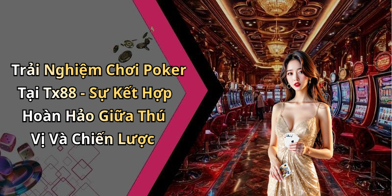 Trải Nghiệm Chơi Poker Tại Tx88 - Sự Kết Hợp Hoàn Hảo Giữa Thú Vị Và Chiến Lược