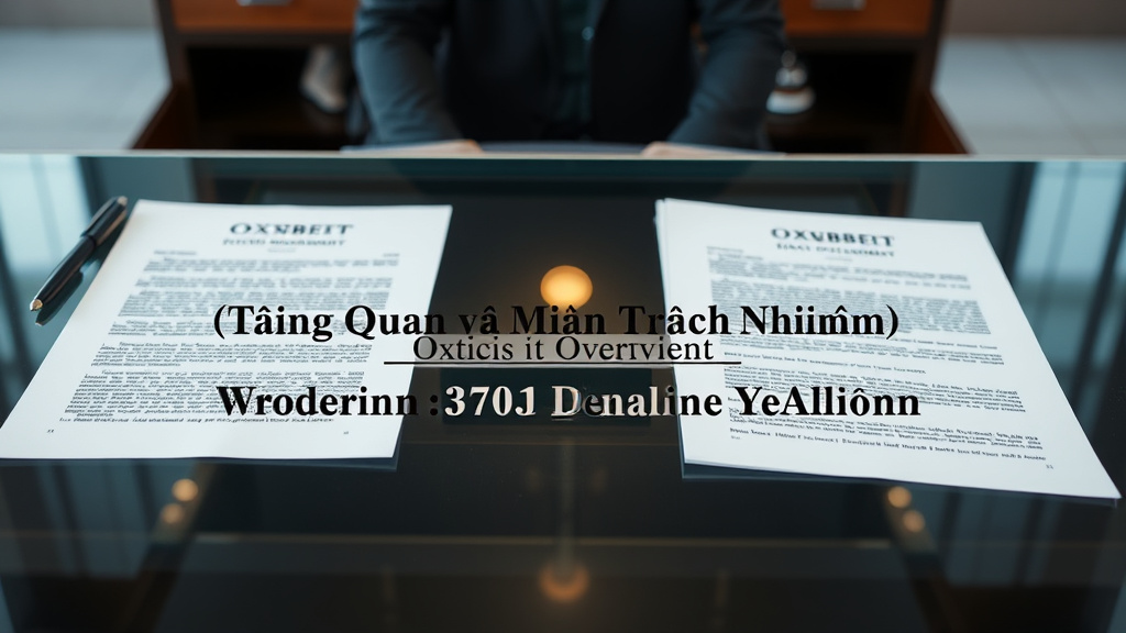 Miễn Trừ Trách Nhiệm Trong Bối Cảnh Cá Cược Trực Tuyến - Khám Phá Các Chiến Lược Và Ảnh Hưởng Tới Người Chơi