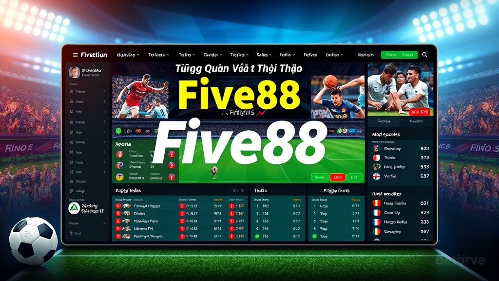 Thể Thao Five88 - Nền Tảng Cá Cược Đỉnh Cao Cho Người Yêu Thể Thao và Đầu Tư Thể Thao Hiệu Quả